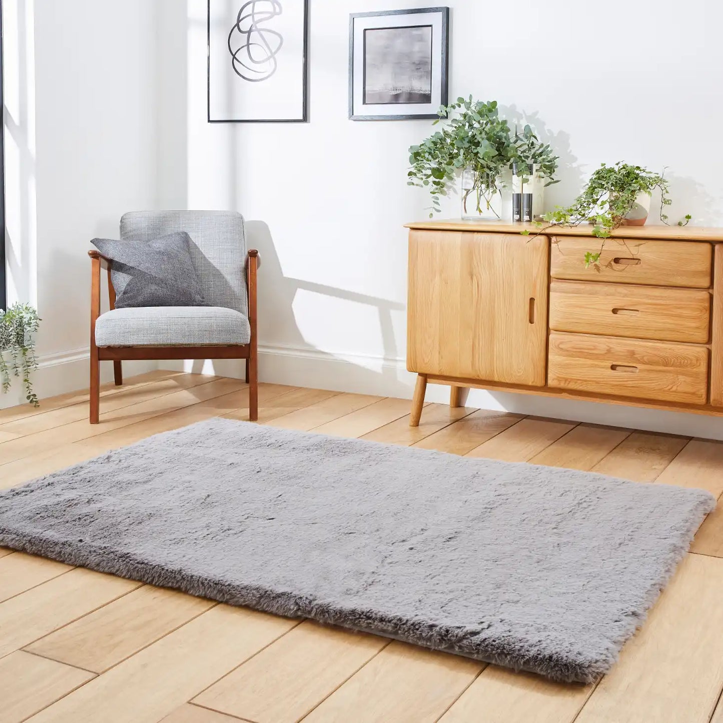 Super Teddy Grey Rug RS