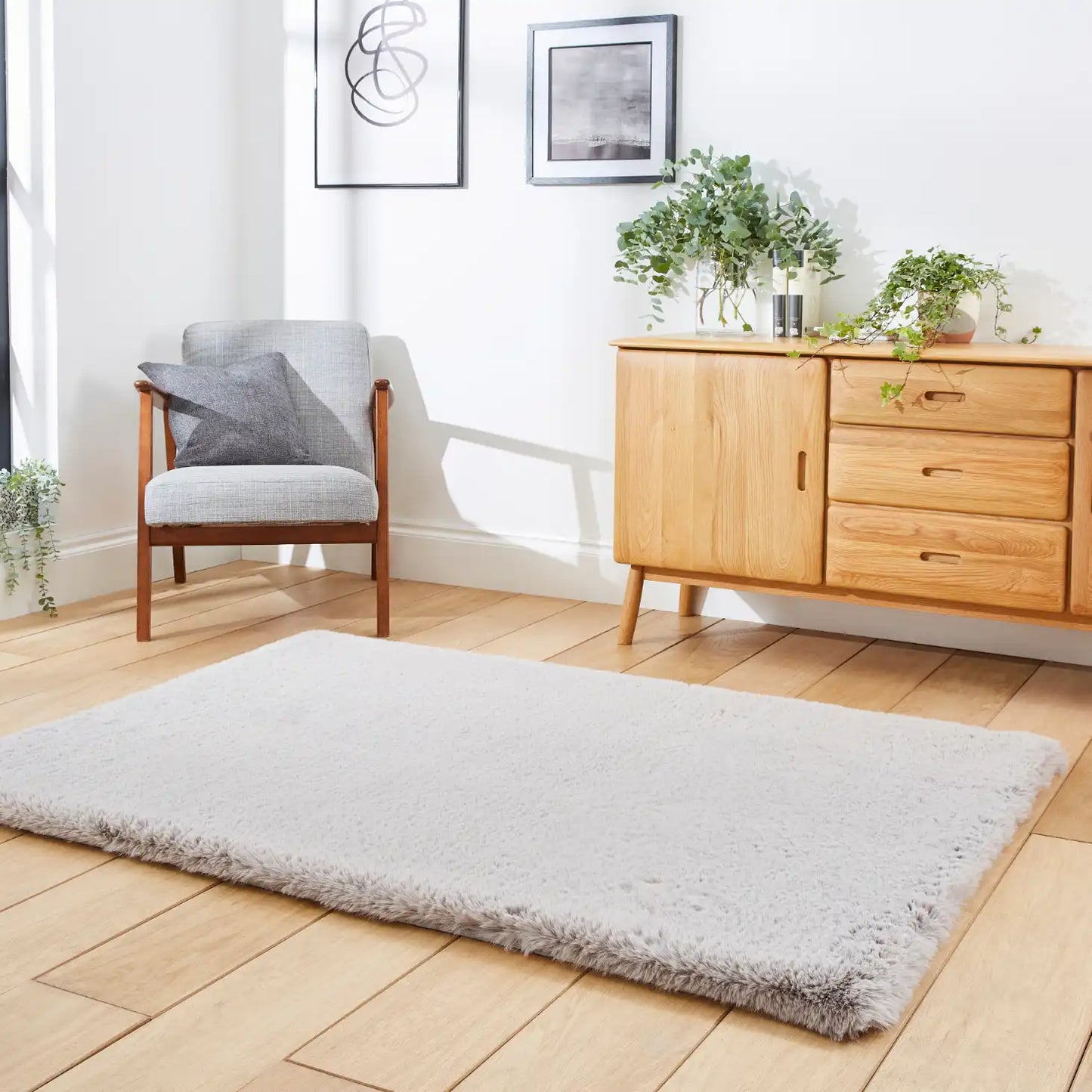 Super Teddy Silver Rug RS