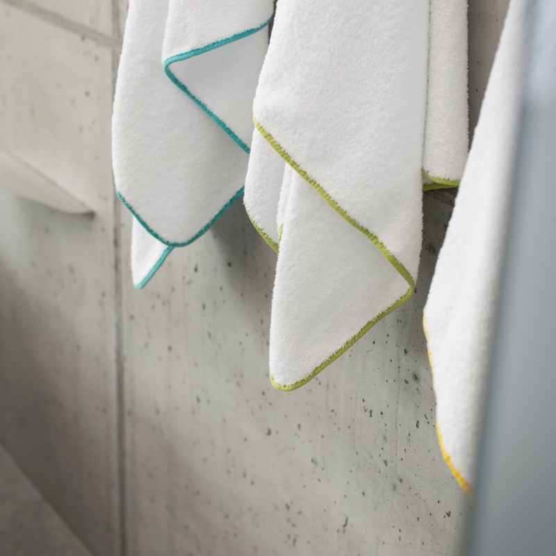 Surf Egyptian Cotton Towels 302 by Designer Abyss & Habidecor in Lagoon Blue