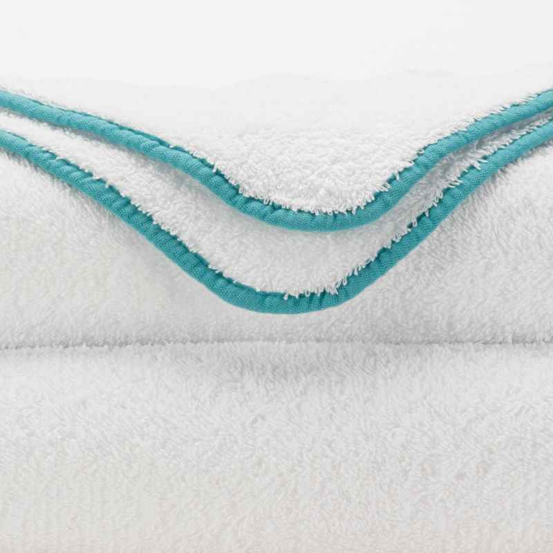Surf Egyptian Cotton Towels 302 by Designer Abyss & Habidecor in Lagoon Blue