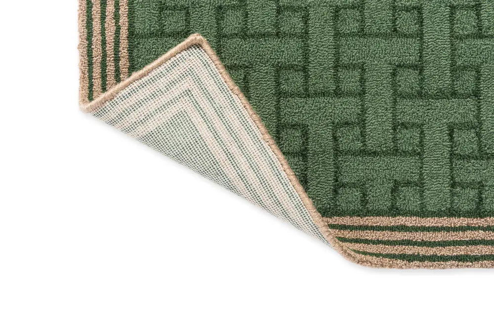 Ted X Rug In-Outdoor Ted Baker Monogram Jade Green outdoor 455807 Rug – The Rug ...