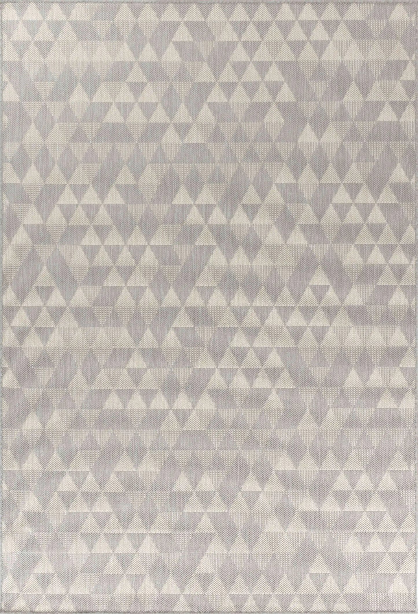 Sky Outdoor Triangle Silver Rug