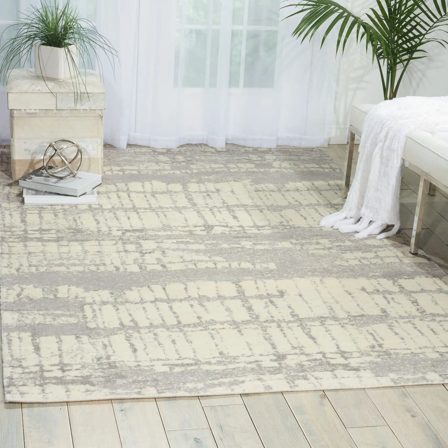 Twilight Nourison TWI10 Ivory Rug RS