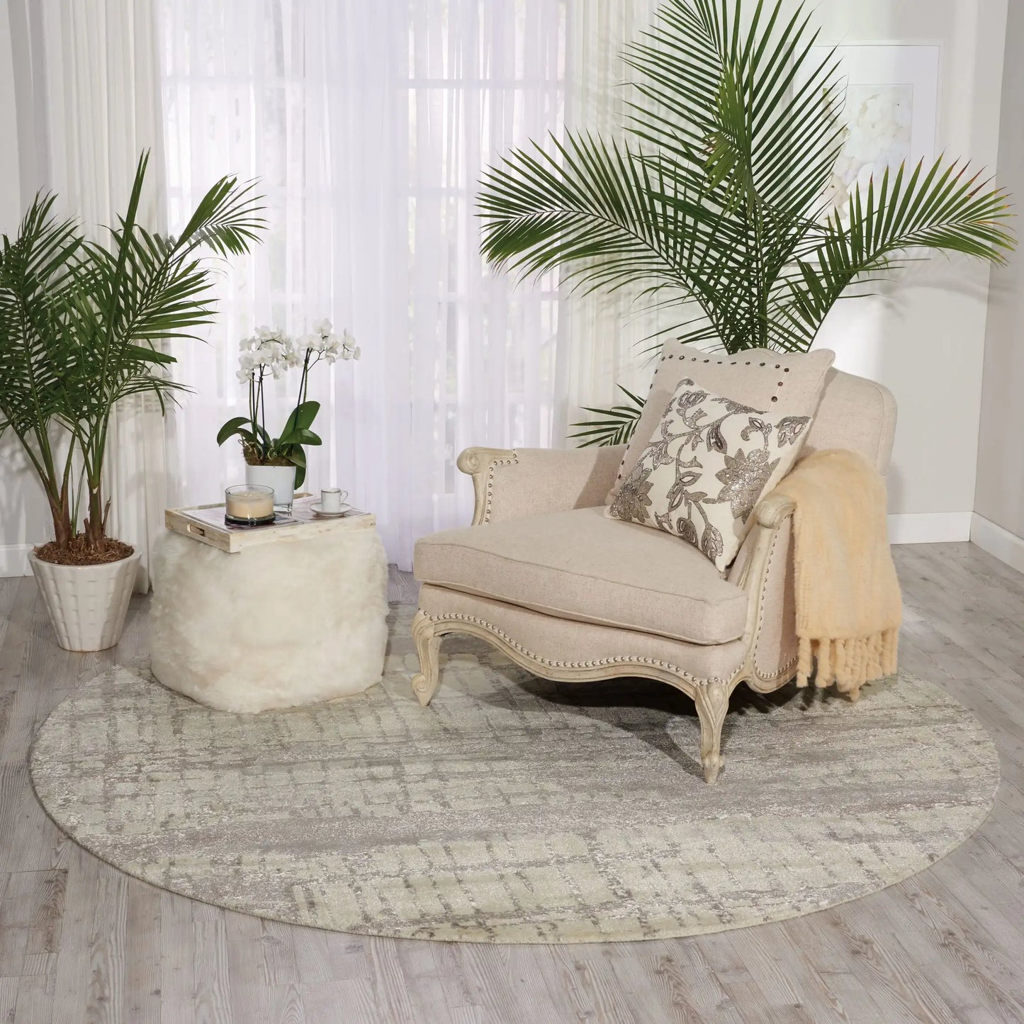 Twilight Nourison TWI10 Ivory Rug RS