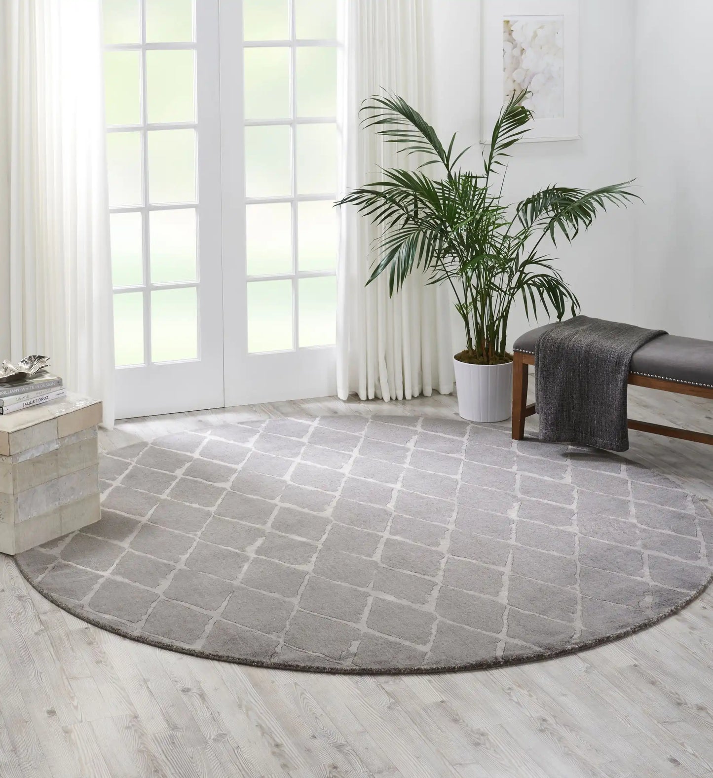 Twilight Nourison TWI15 Grey Rug RS