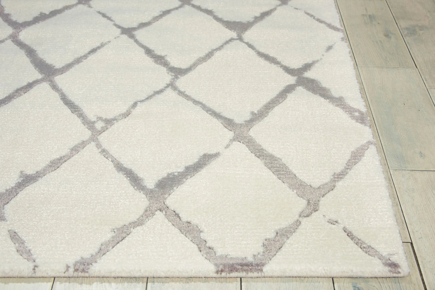 Twilight Nourison TWI15 Ivory Grey Rug RS