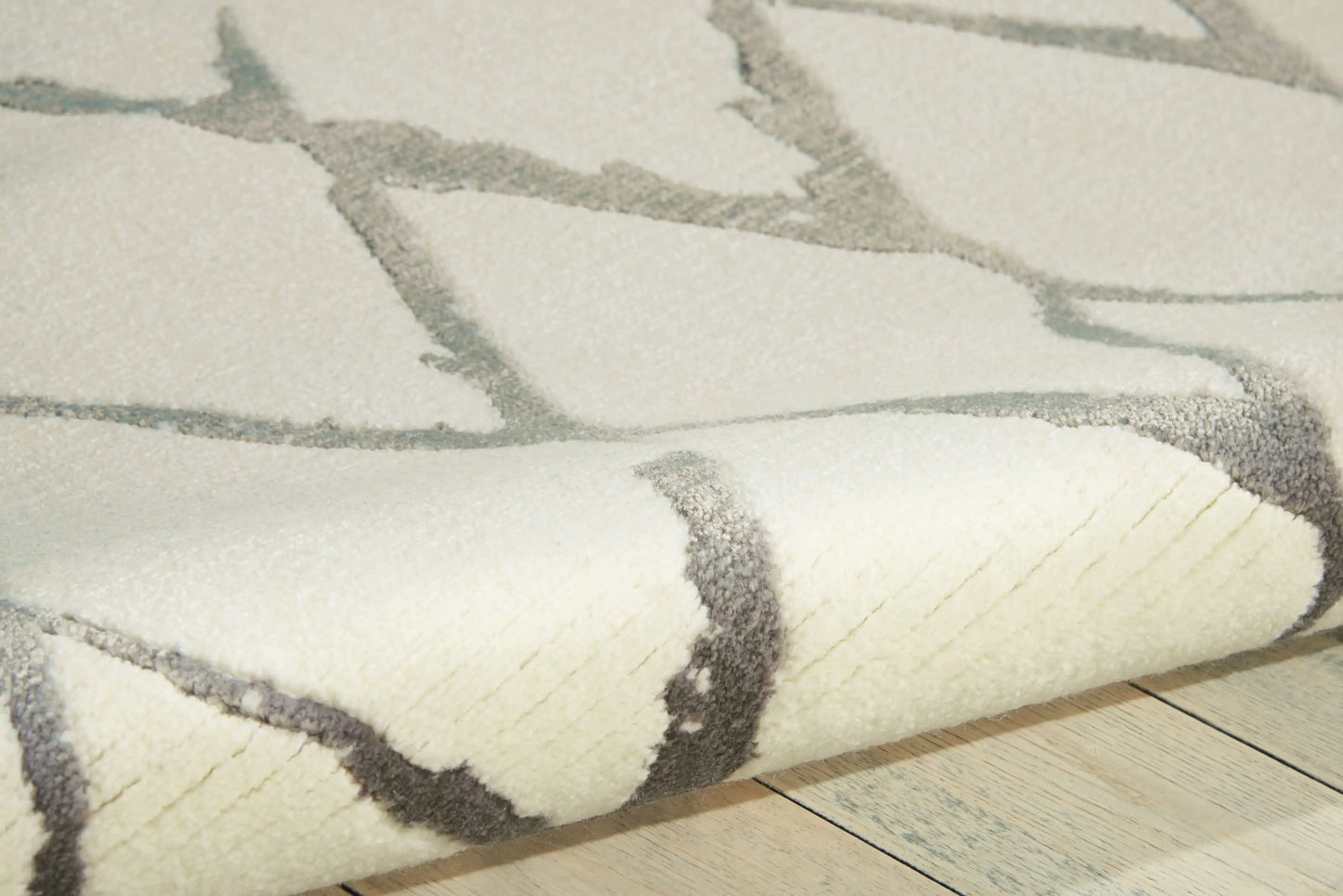 Twilight Nourison TWI15 Ivory Grey Rug RS