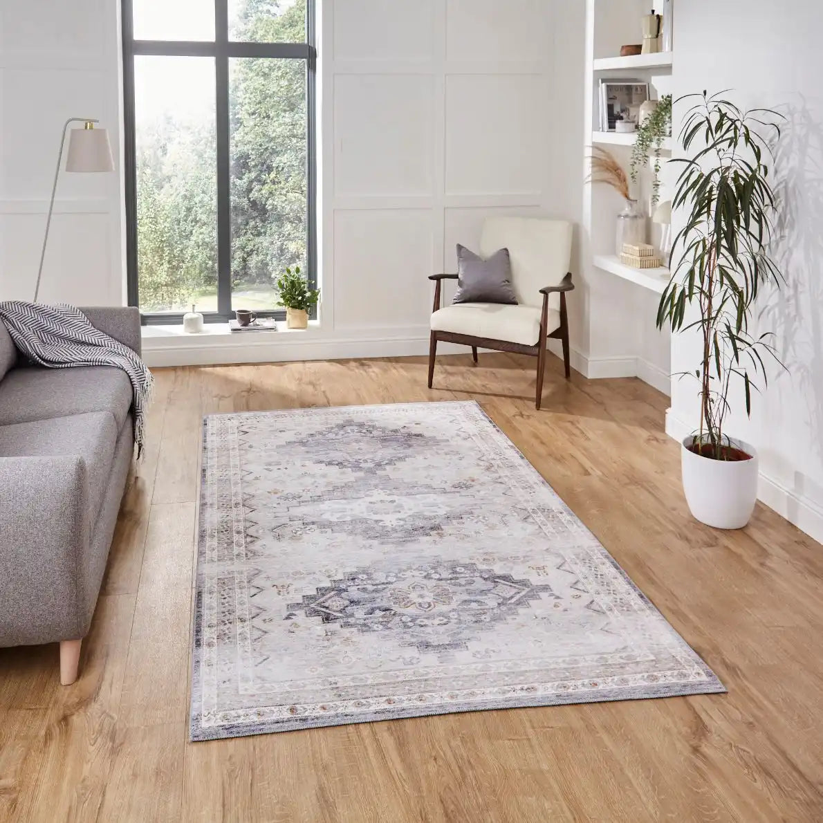Topaz Think H1265 Grey Beige Rug RS