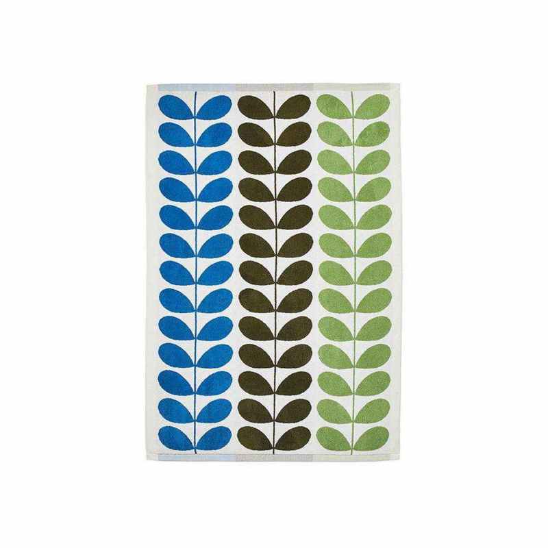 Trio Stem Riviera Bathroom Towel in Multi by Orla Kiely