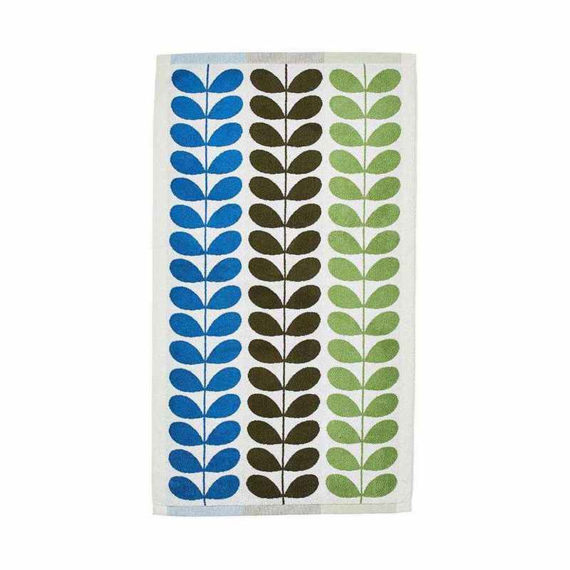 Trio Stem Riviera Bathroom Towel in Multi by Orla Kiely