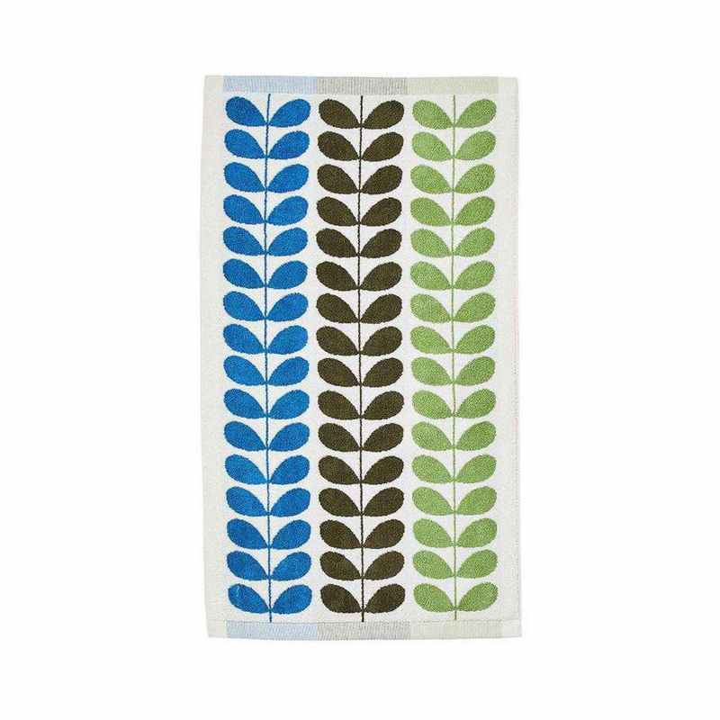Trio Stem Riviera Bathroom Towel in Multi by Orla Kiely