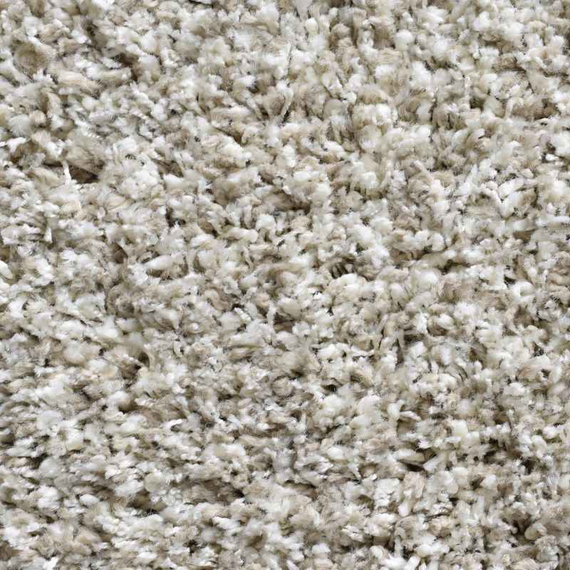 Twilight Speckled Shaggy Rugs 39001 2211 in Linen White