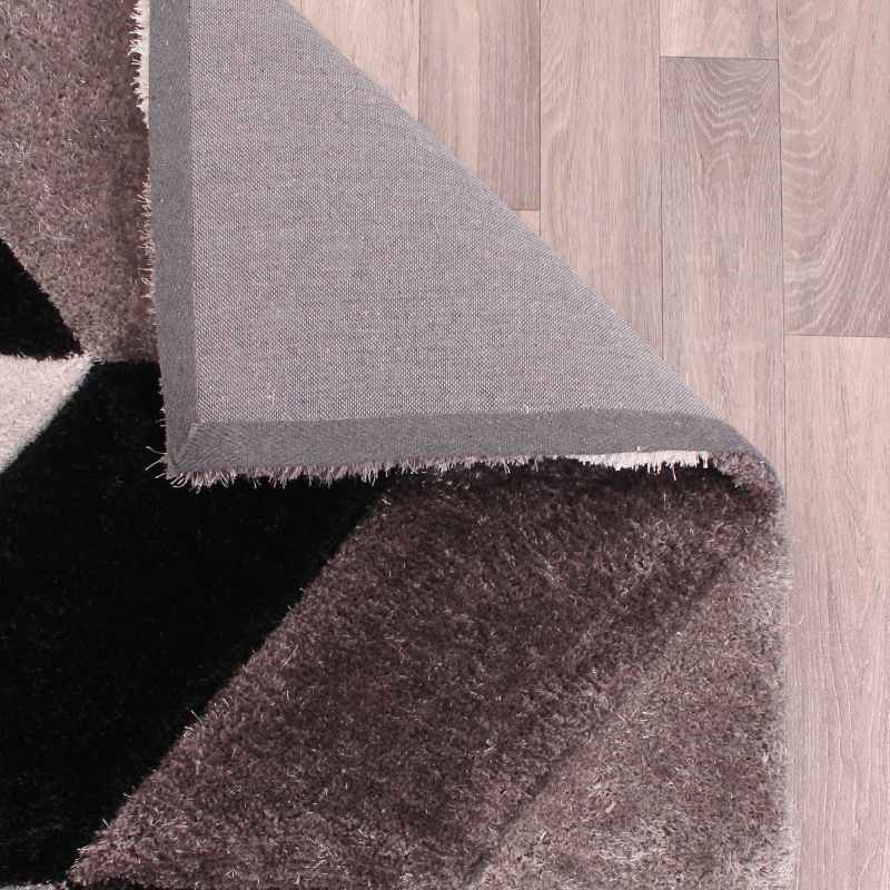 Blazon Geometric Rugs in Grey