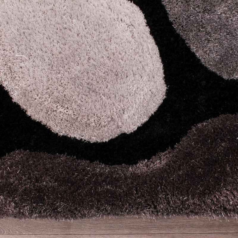 Stepping Stones Rugs in Black