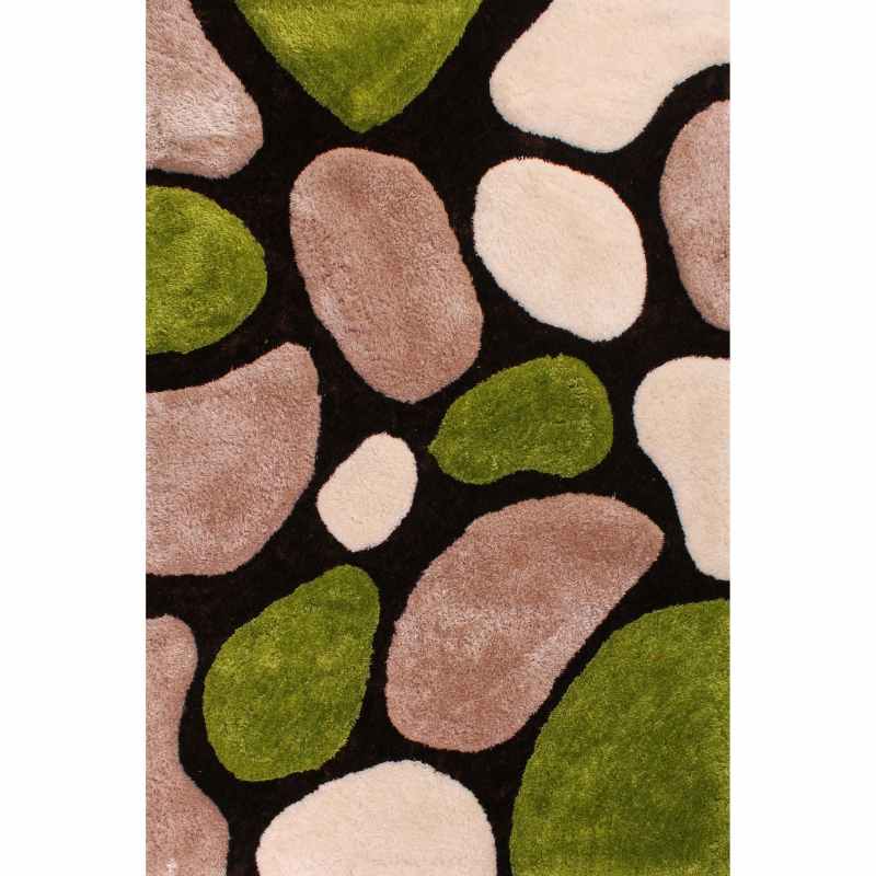 Stepping Stones Rugs in Lime