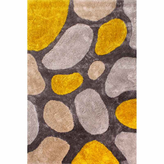 Stepping Stones Rugs in Silver Ochre