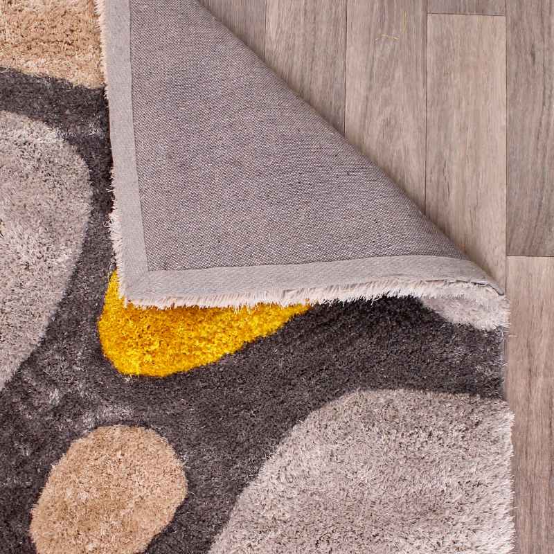 Stepping Stones Rugs in Silver Ochre