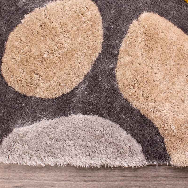 Stepping Stones Rugs in Silver Ochre
