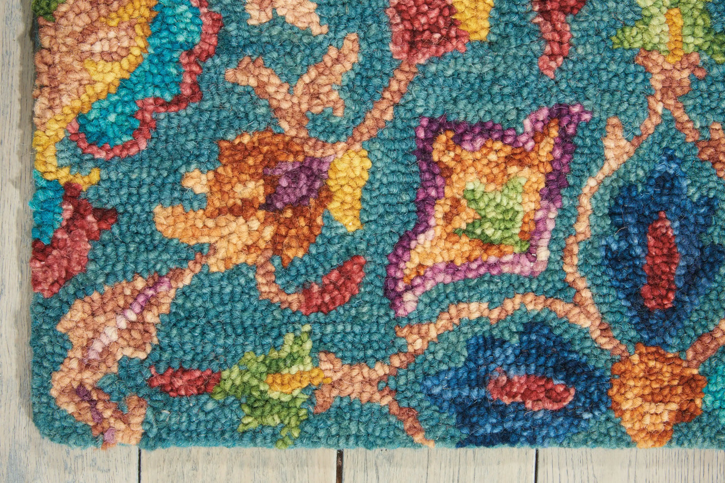 Vibrant VIB08 Teal Rug RS