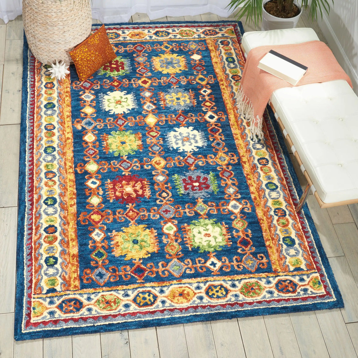 Viborg Rug Vibrant VIB09 Navy Rugs - Buy VIB09 Navy Rugs Buy from The Rug Seller ...