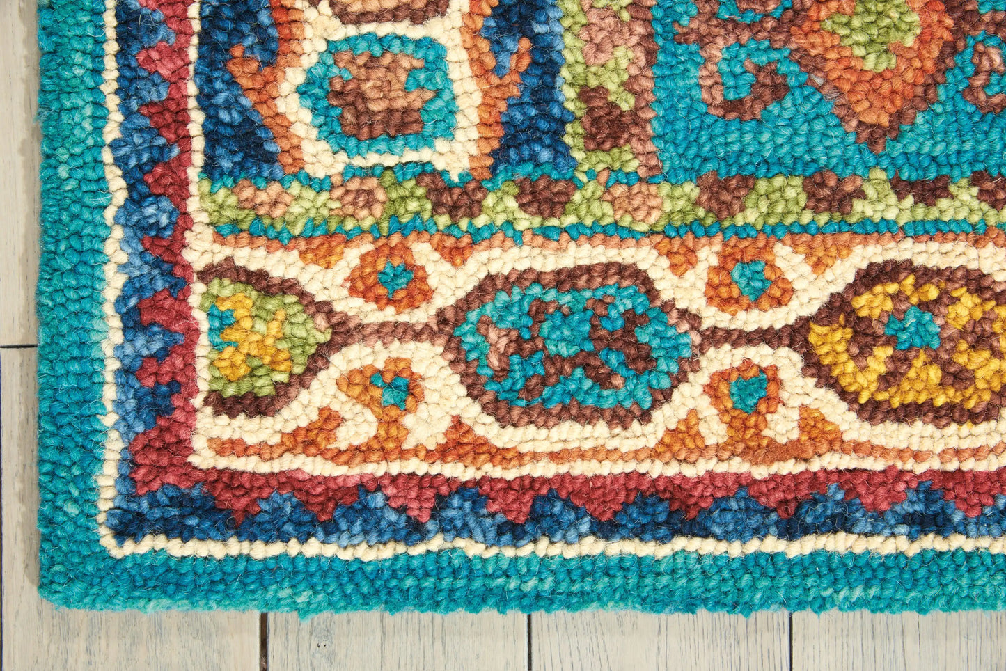 Vibrant VIB09 Teal Rug RS