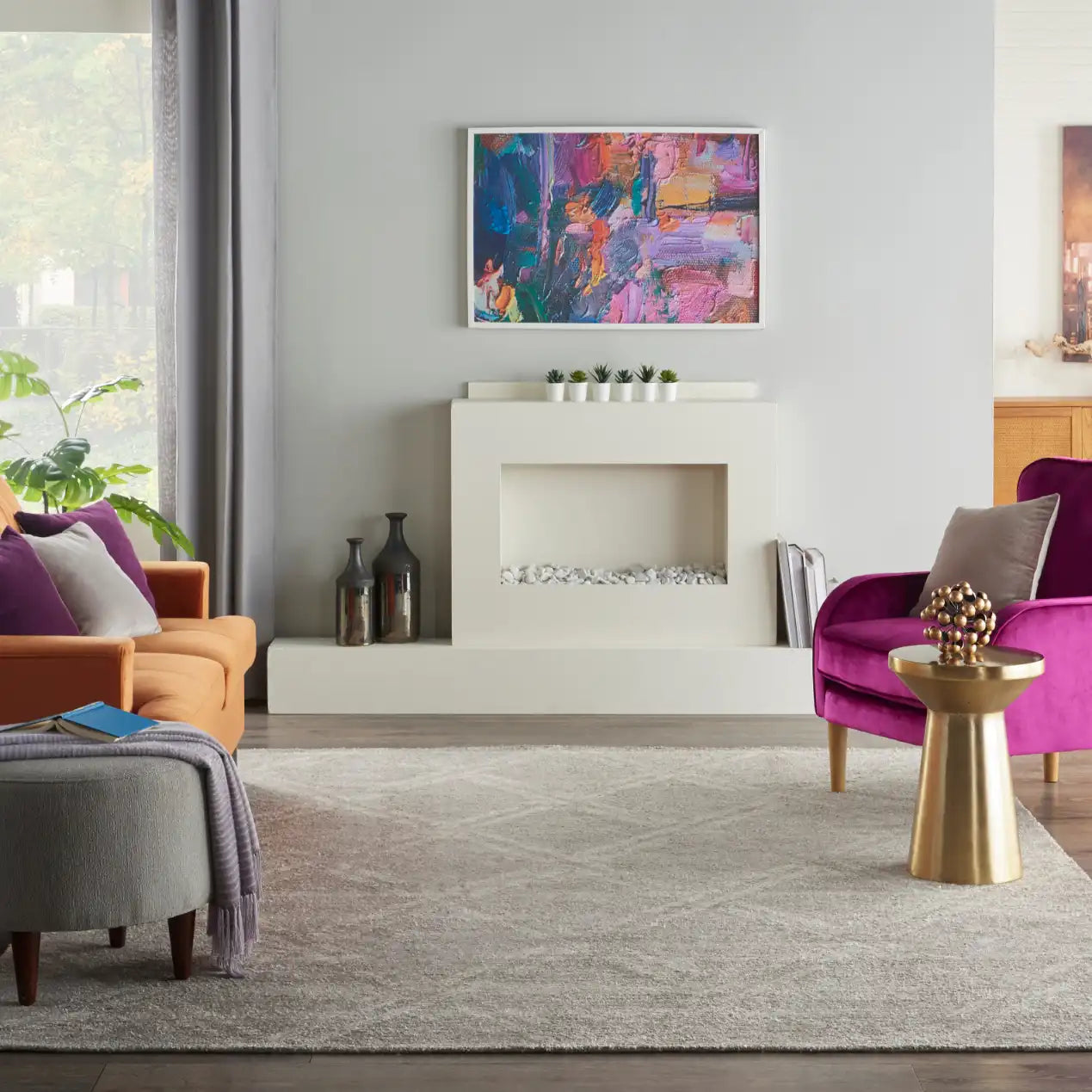 Venosa VSN01 Grey Ivory Rug RS