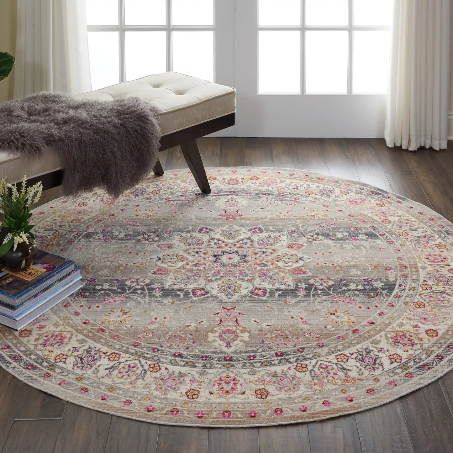 Vintage Kashan VKA01 Grey Rug RS
