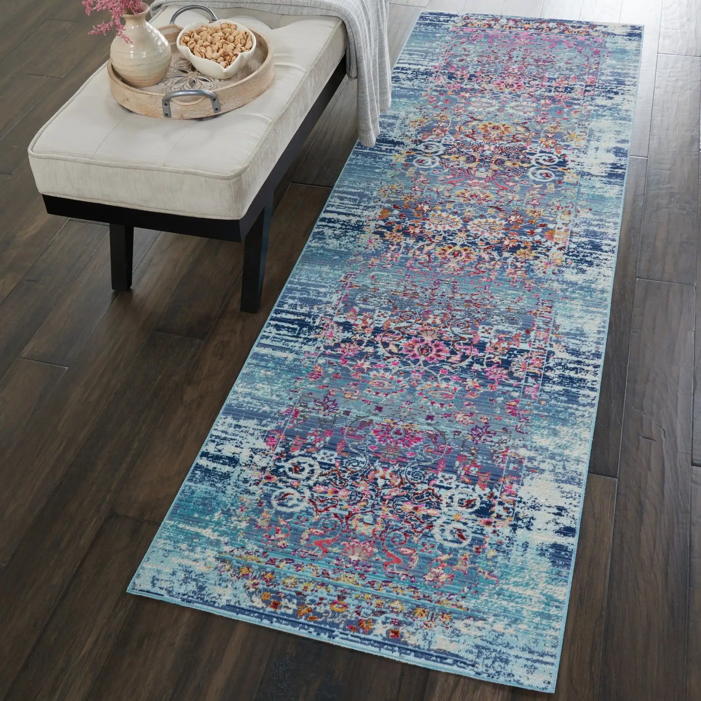 Vintage Kashan VKA02 Blue Rug RS