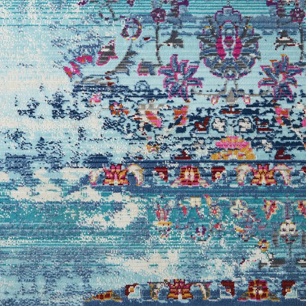 Vintage Kashan VKA02 Blue Rug RS