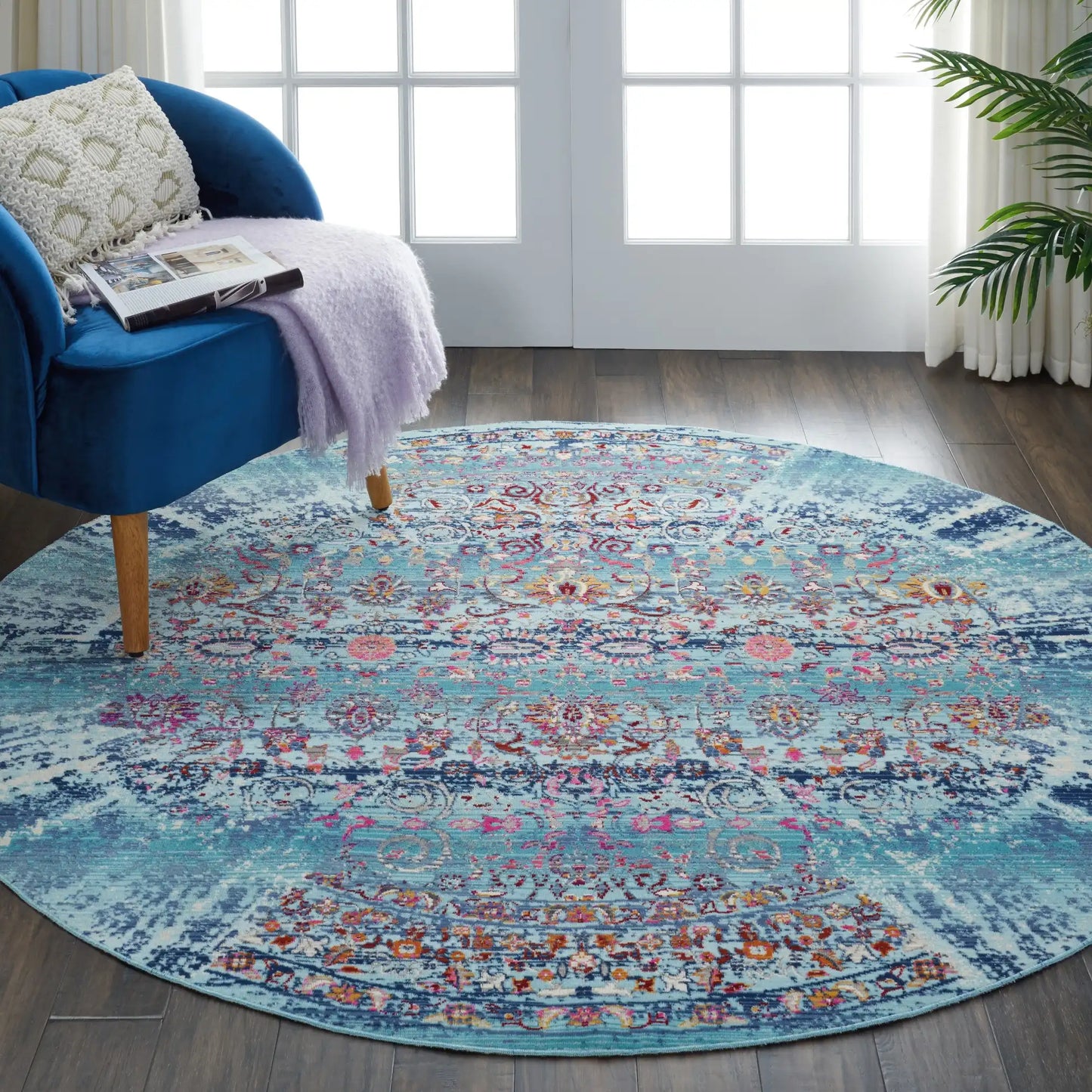 Vintage Kashan VKA02 Blue Rug RS