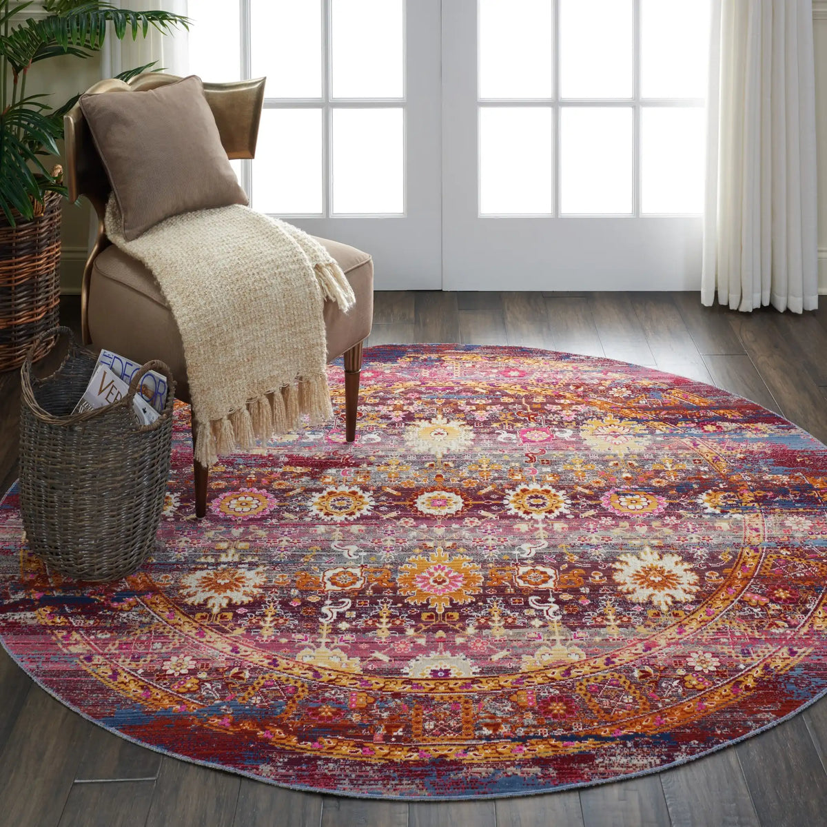 Miltu Raugs Vintage Kashan VKA03 Red Multi Rugs - Buy VKA03 Red Multi Rugs Buy from ...