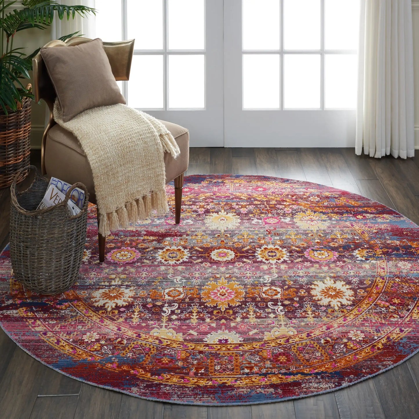 Vintage Kashan VKA03 Red Multi Rug RS