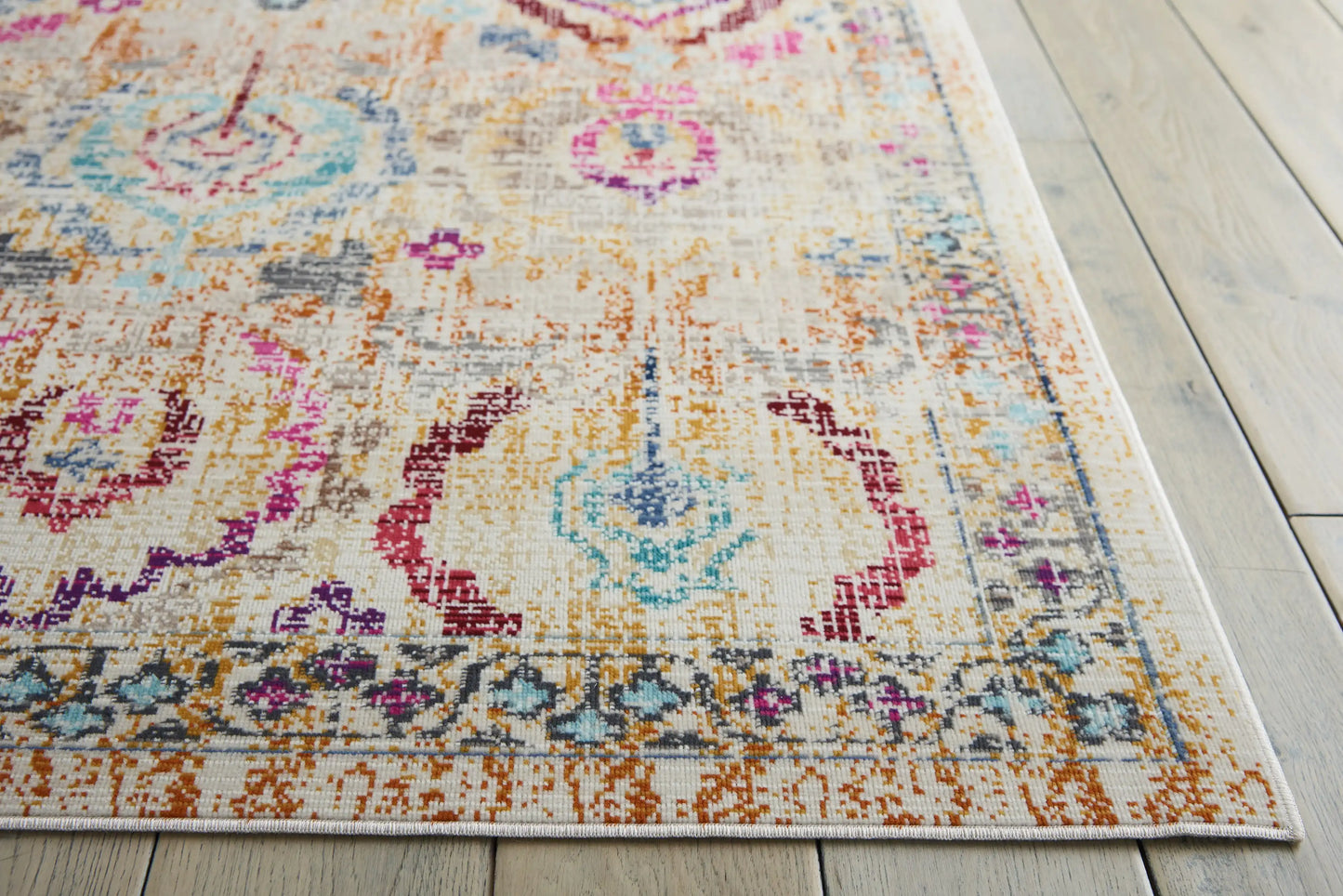 Vintage Kashan VKA04 Ivory Multi Rug RS