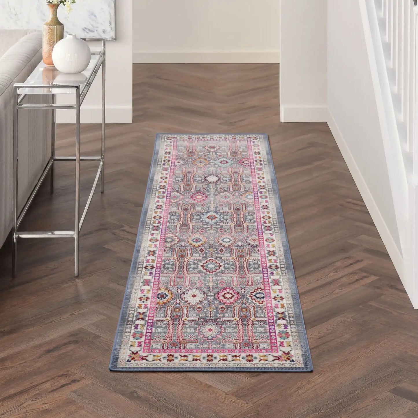 Vintage Kashan VKA05 Grey Multi Rug RS