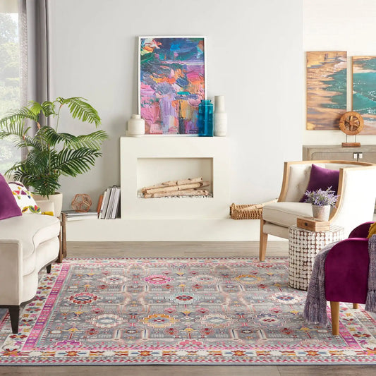 Vintage Kashan VKA05 Grey Multi Rug RS