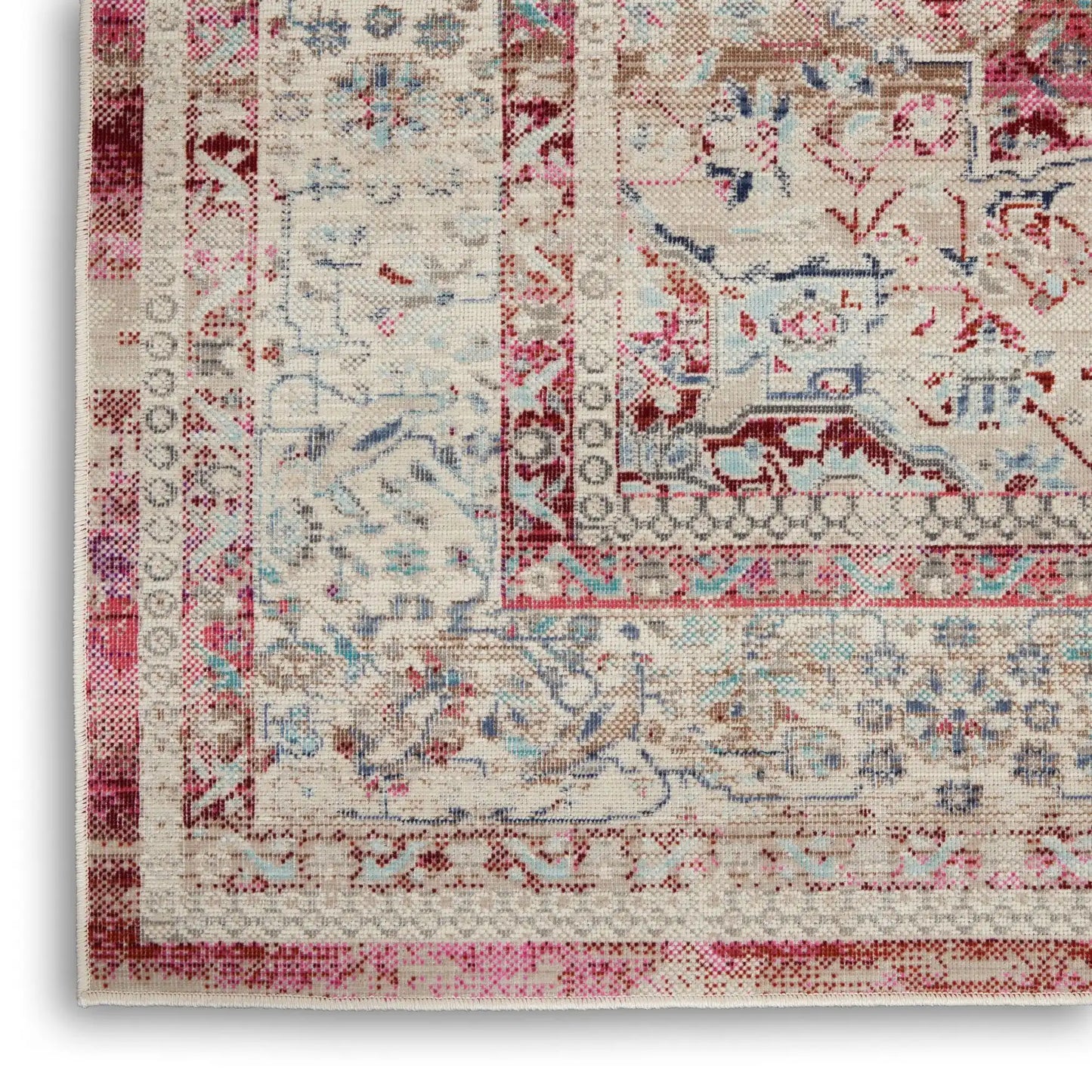 Vintage Kashan VKA07 Red Ivory Rug RS