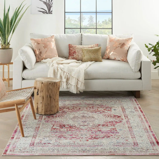 Vintage Kashan VKA07 Red Ivory Rug RS