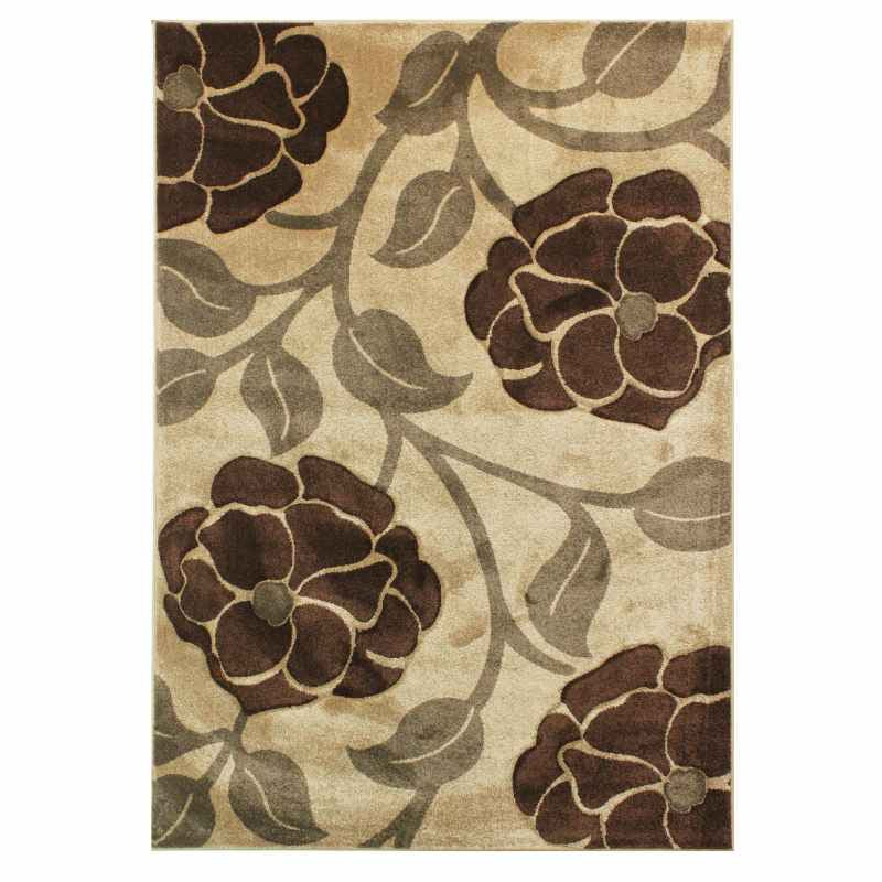 Hand Carved Vine Rugs in Beige and Brown – The Rug Seller