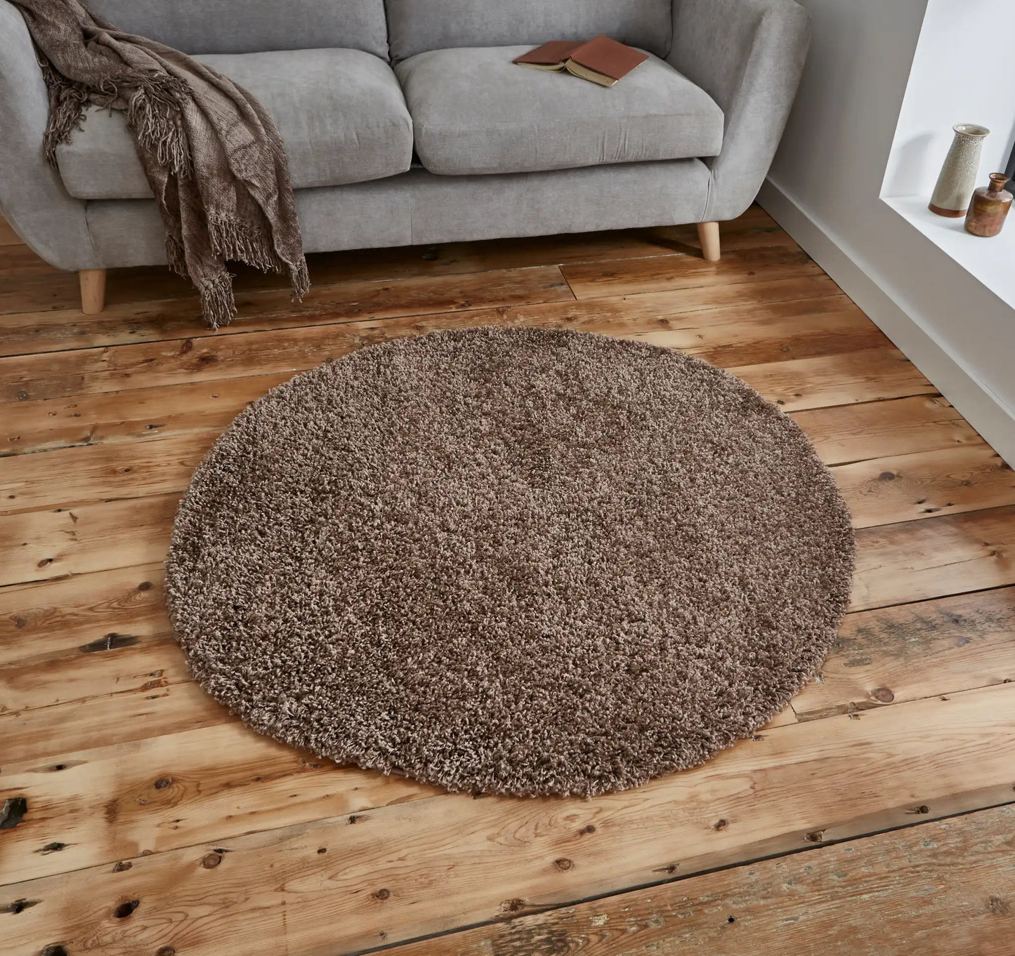 Vista - Plain 2236 Beige Rug RS