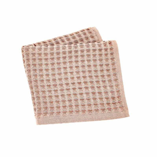 Waffle Cotton Plain Bath Towels By Peri Home in Blush Pink