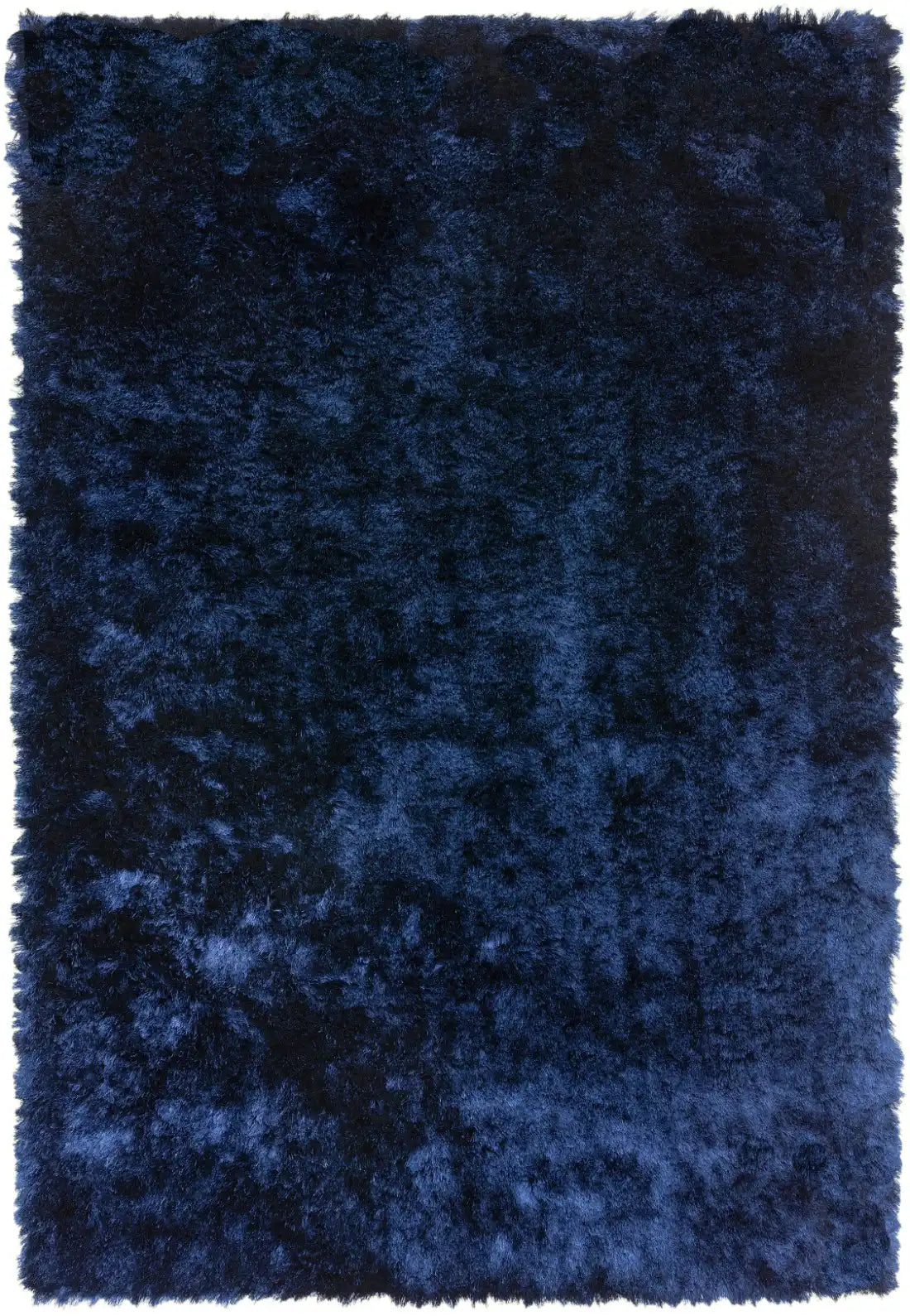 Asiatic whisper navy blue Blue, Navy Living Room Shaggy Rug.