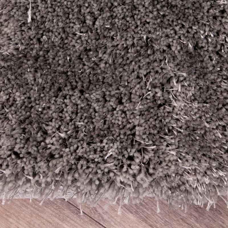Whisper Shaggy Rugs in Silver by Rugstyle