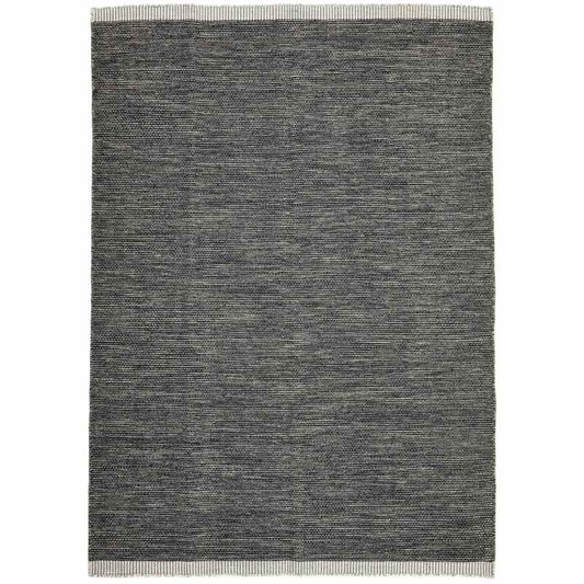 Atlas Modern Kilims Wool Cotton Rug in Green