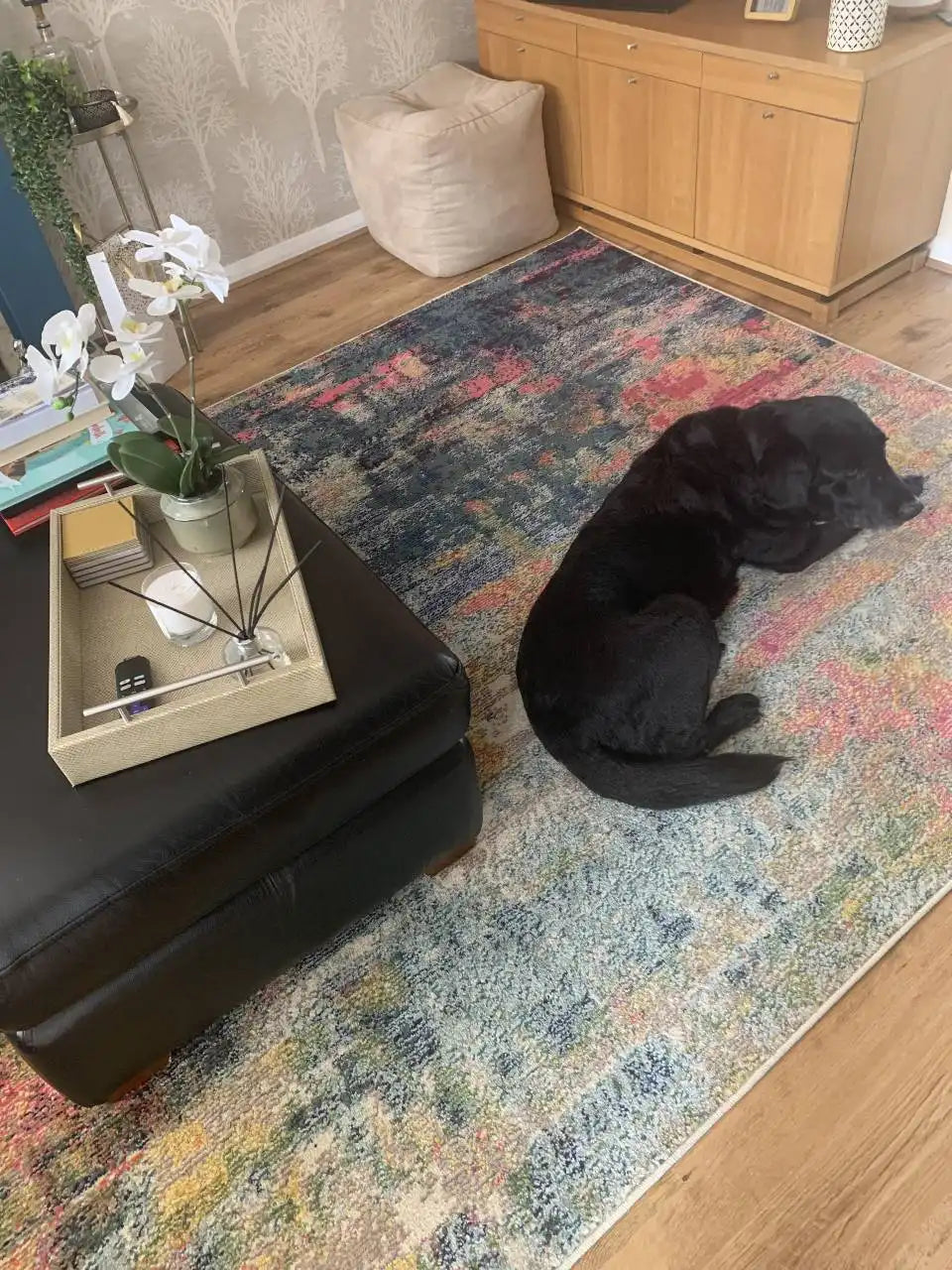 Celestial CES09 Blue Yellow Rug RS