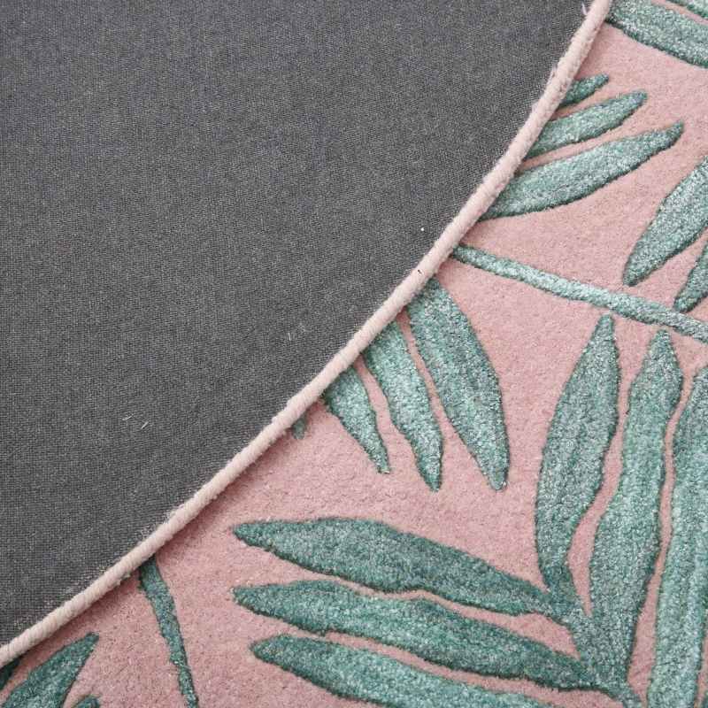 Cross My Palms Circle Rugs By Designer Matthew Williamson in Pink