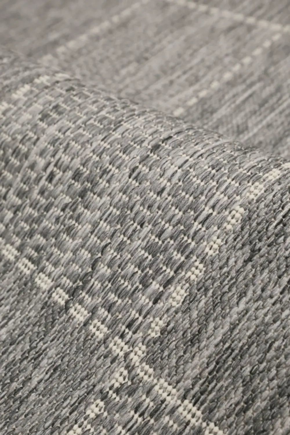 FLATWEAVE GEL CHECK STEEL GREY RS