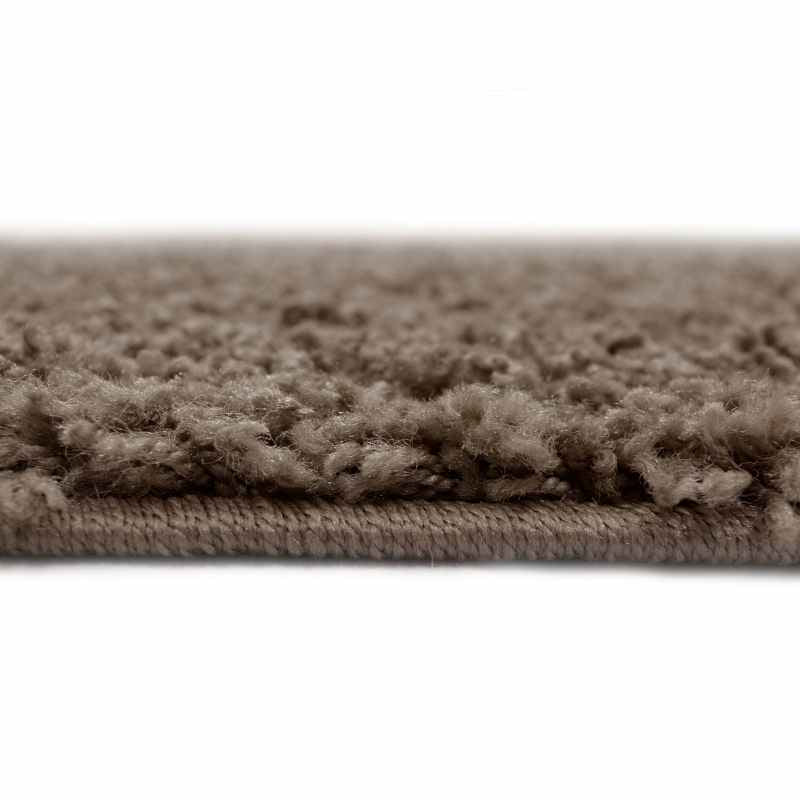 Jazz Rug Jazz Shaggy Plain Modern Rugs in Dark Natural – The Rug Seller