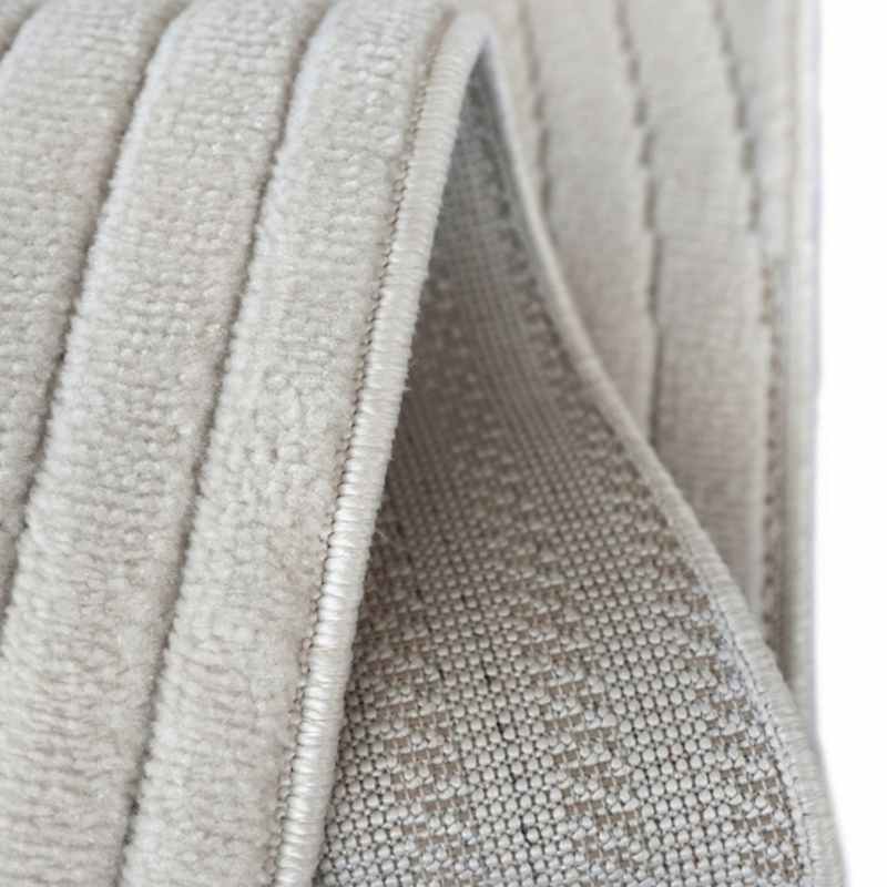 Malmo Knot Textured Carved Indoor Outdoor Rugs in White