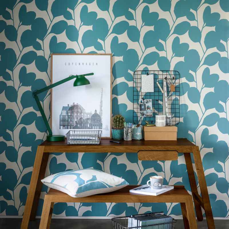 Ocotillo Botanical Wallpaper 111820 by Scion in Marine Blue – The Rug ...