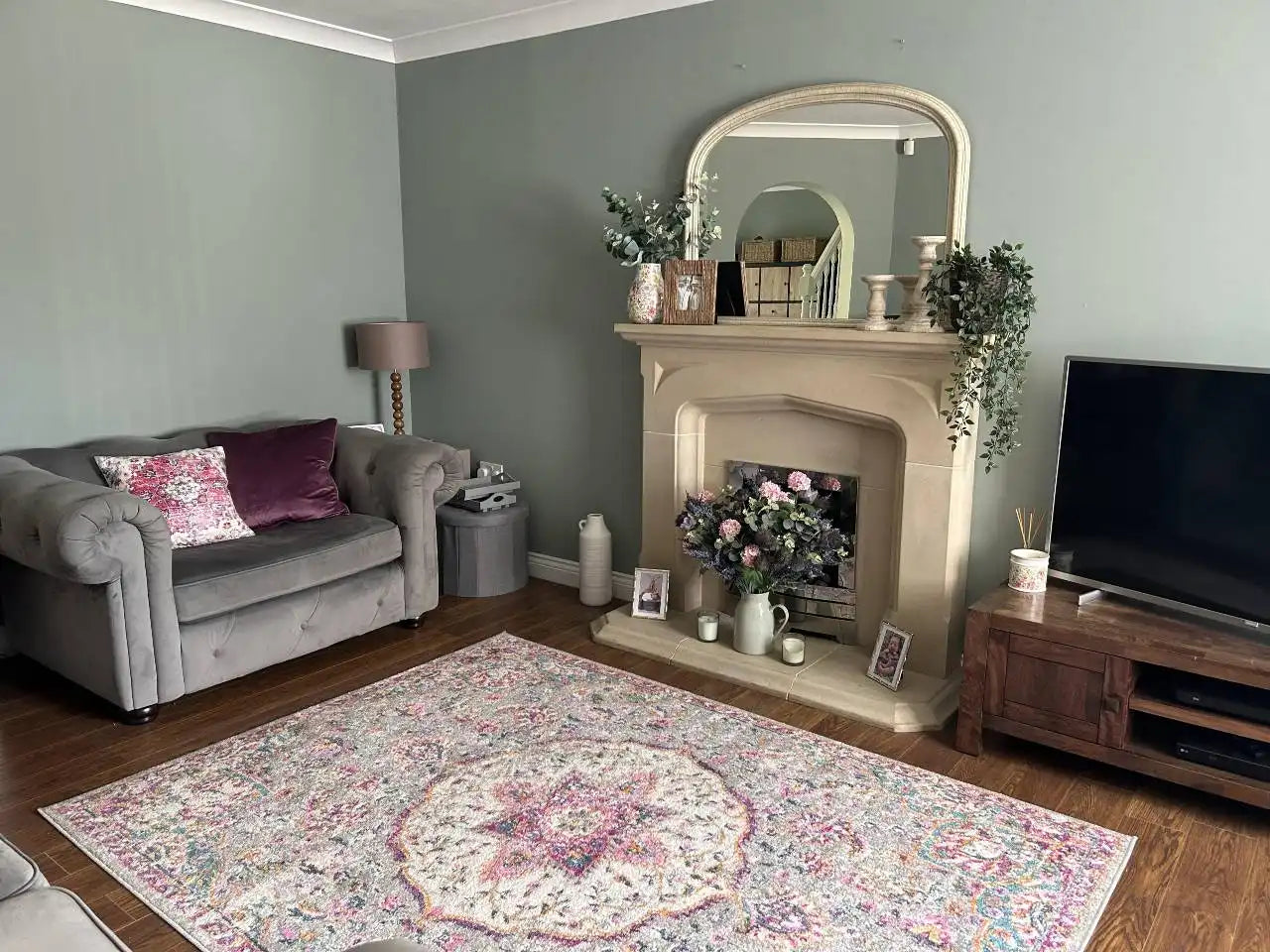 Passion Nourison PSN22 Grey Multi Rug RS